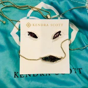 Kendra Scott Navy Crackle Set! 💙